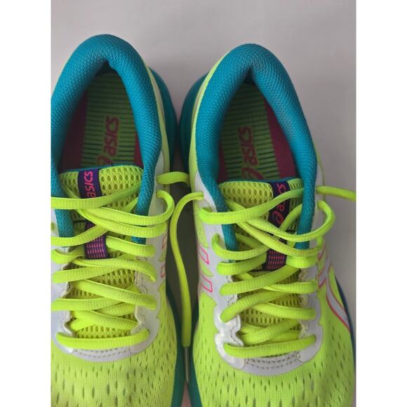 ASICS Gel‑Excite 7 Running Shoes Women's US 8 Yellow Teal Pink Performance Wear - Picture 8 of 9